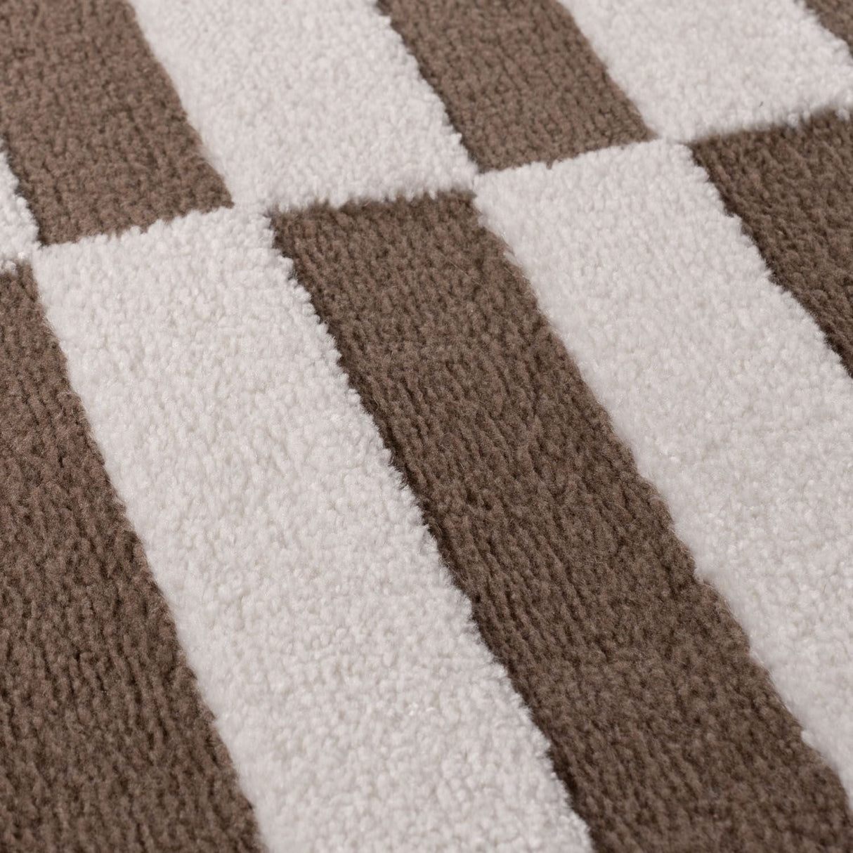 The Rugs Loft Striped Brown Rug