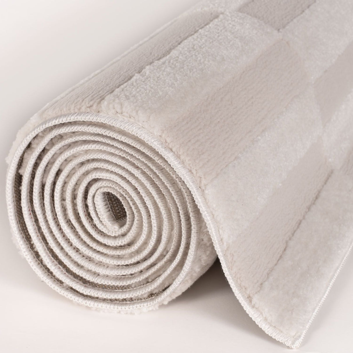 The Rugs Loft Striped Cream Rug