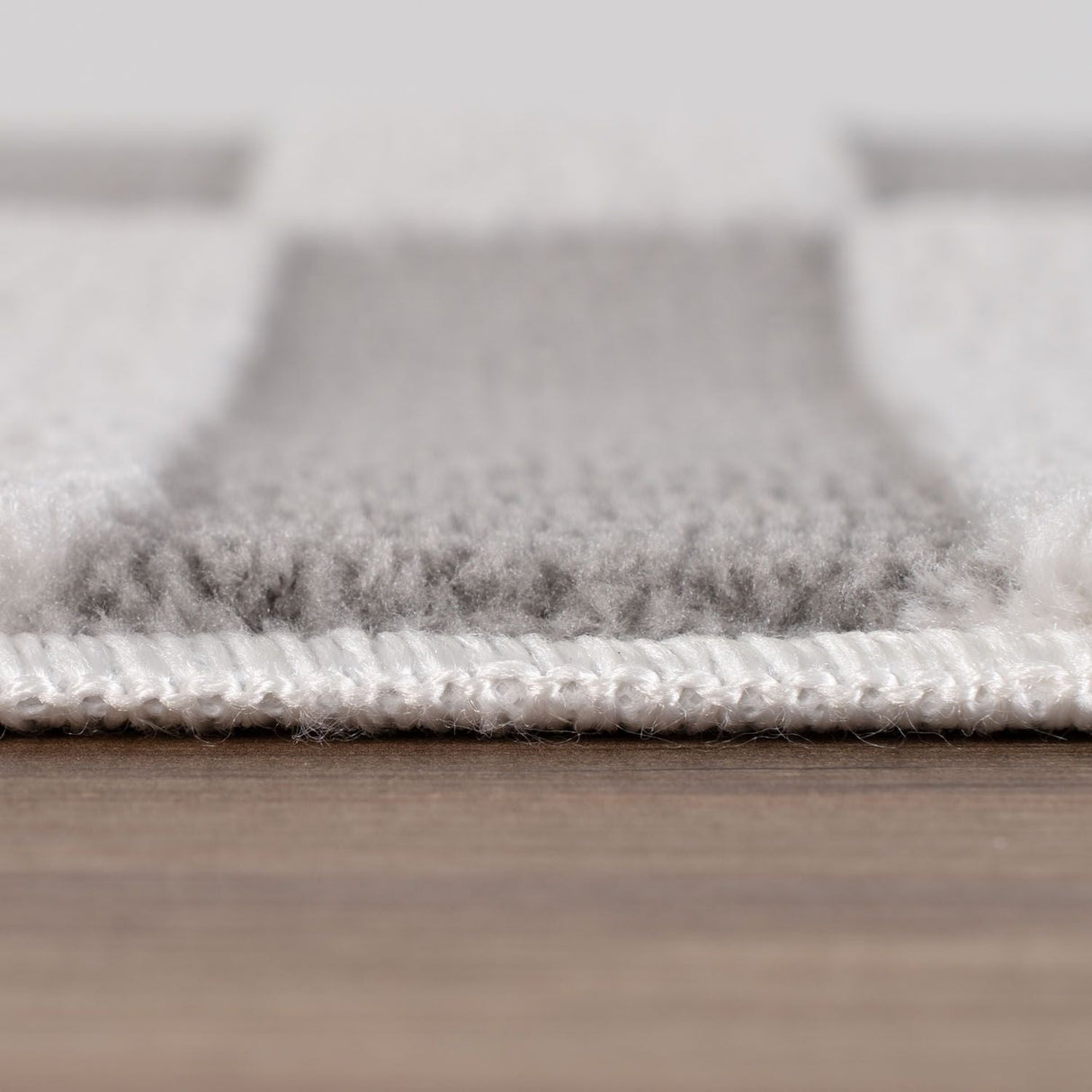 The Rugs Loft Striped Grey Rug