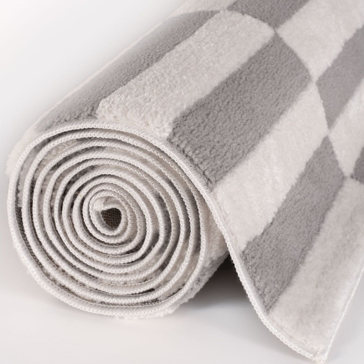 The Rugs Loft Striped Grey Rug