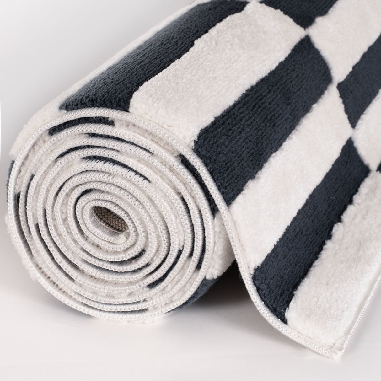 The Rugs Loft Striped Blue Rug