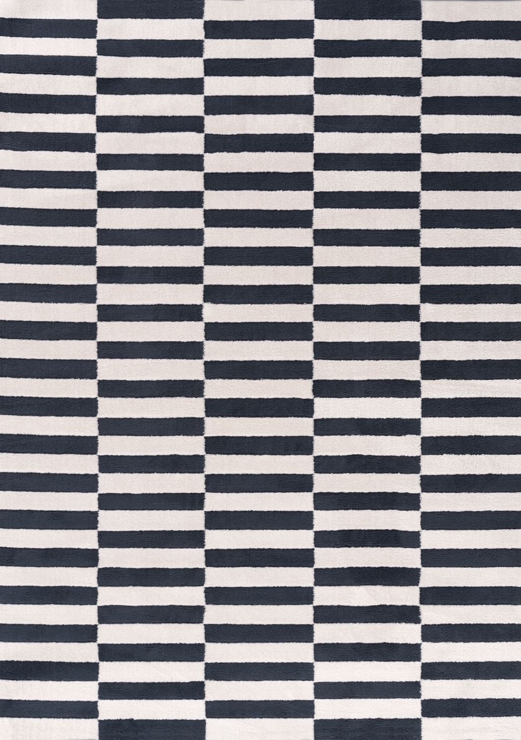 The Rugs Loft Striped Blue Rug