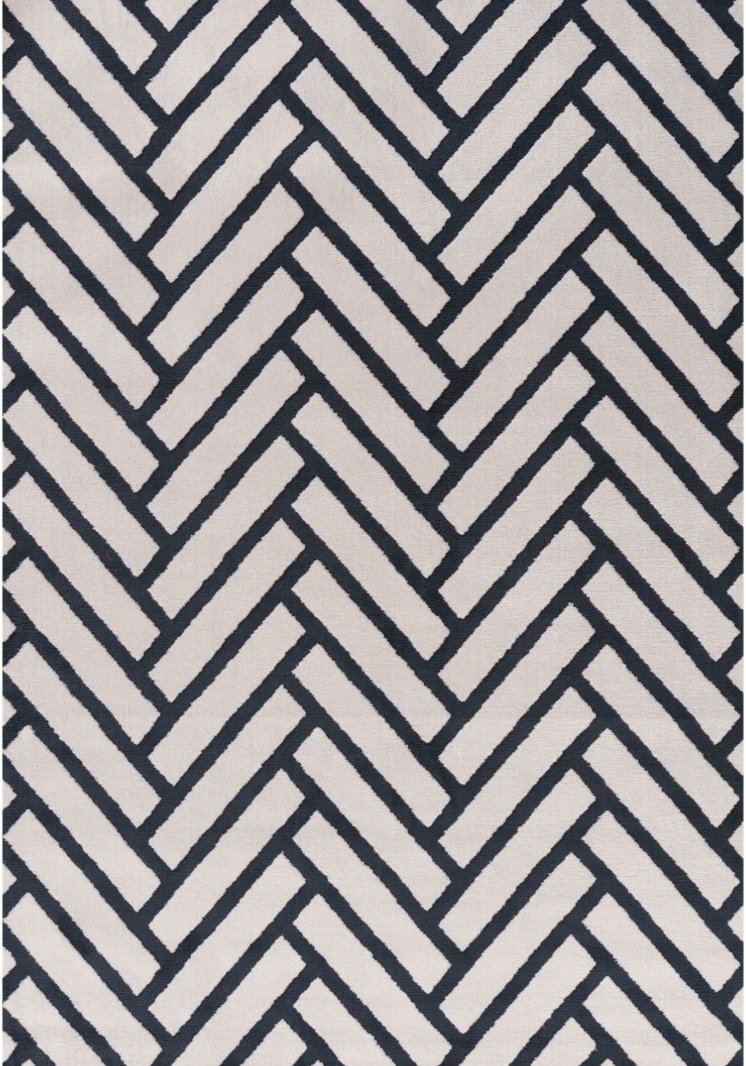 The Rugs Loft Chevron Blue Rug