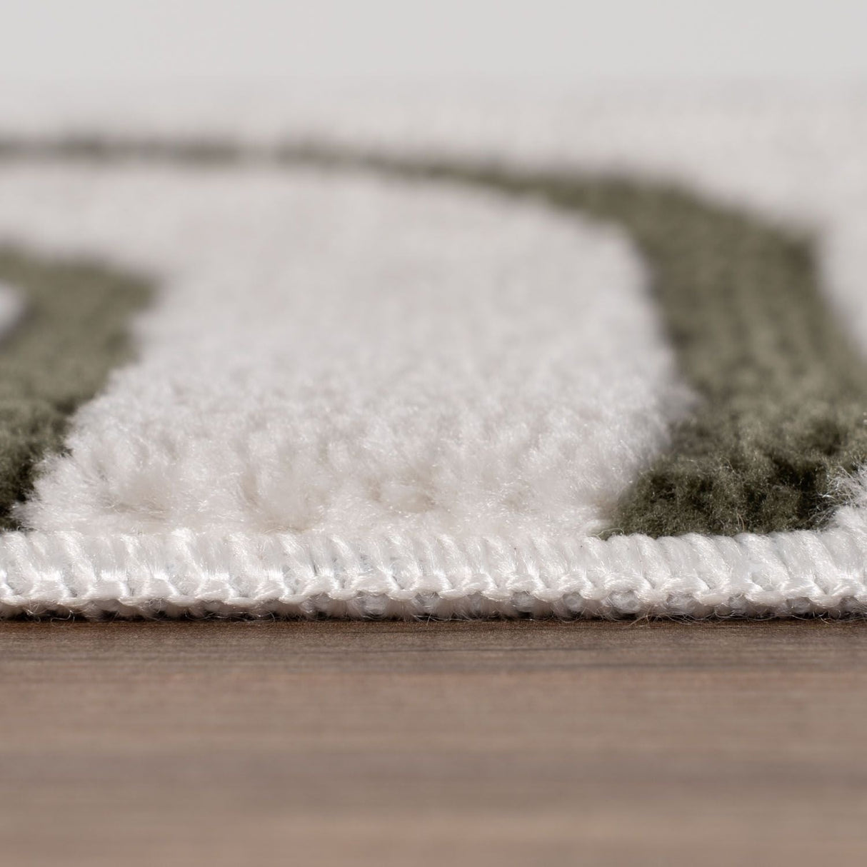 The Rugs Loft Geometric Green Rug