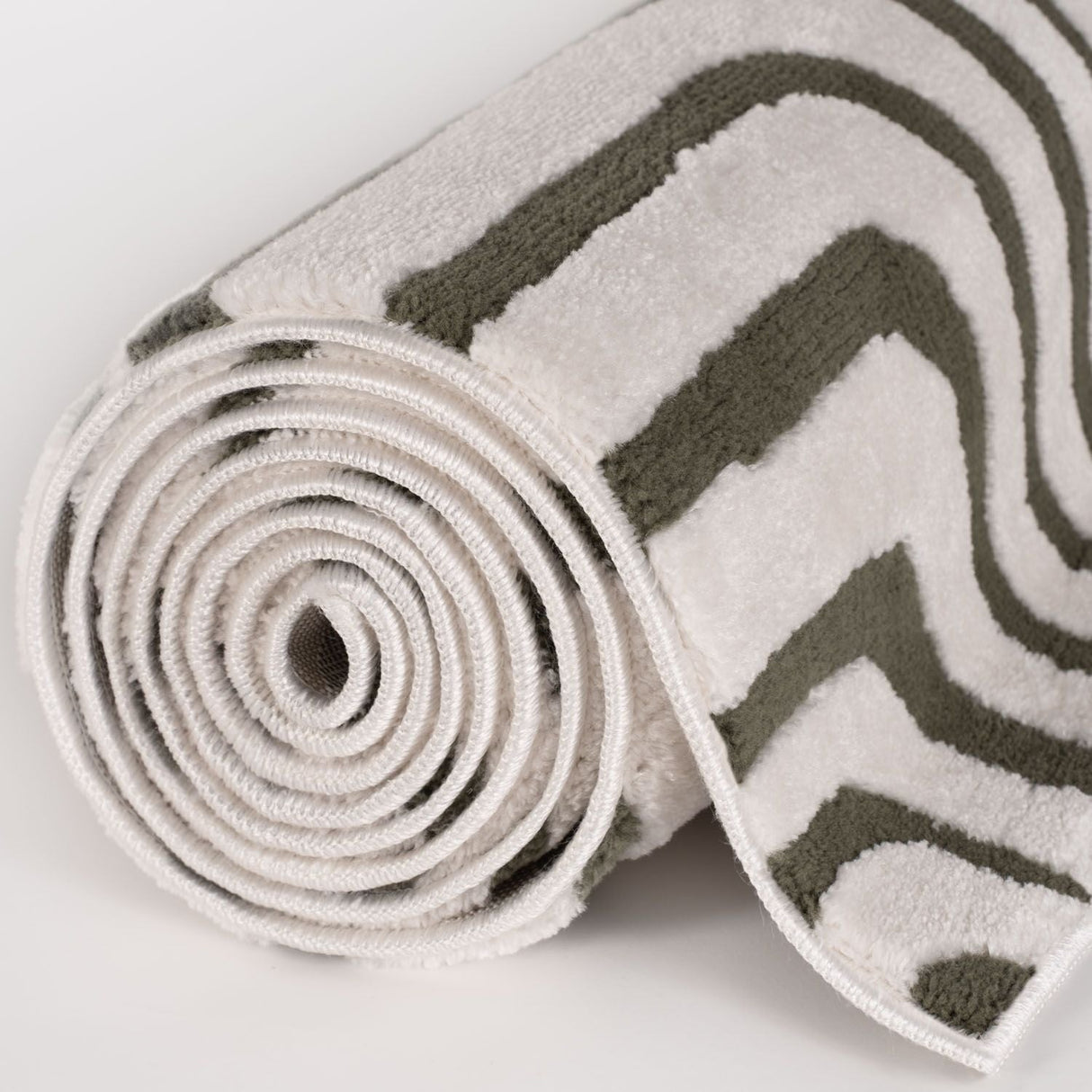 The Rugs Loft Geometric Green Rug