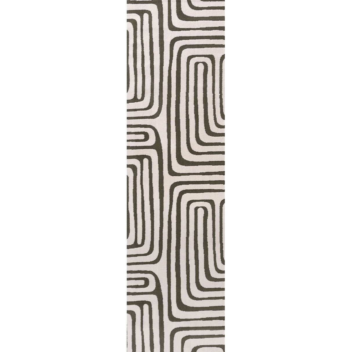 The Rugs Loft Geometric Green Rug