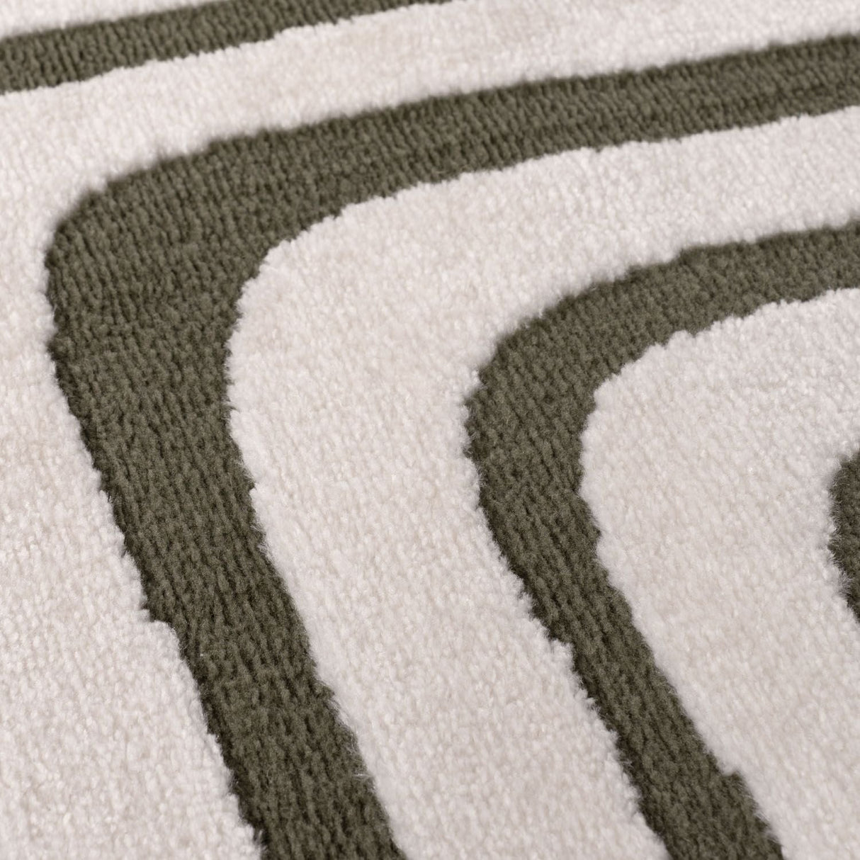 The Rugs Loft Geometric Green Rug