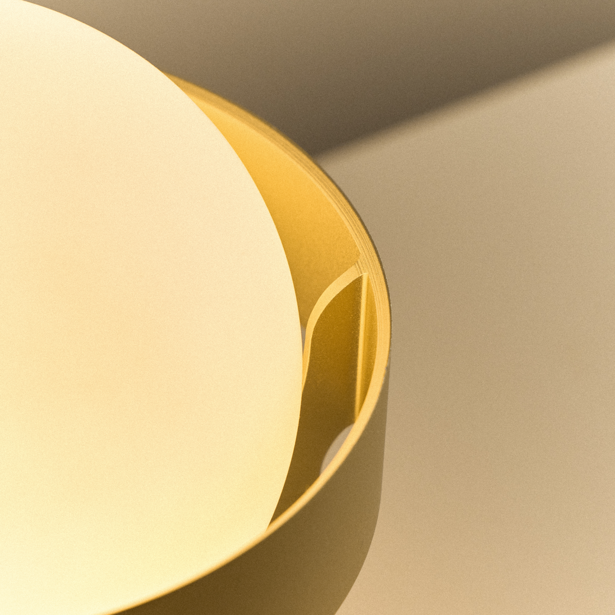 Tala Loop Table Lamp in Gold with Sphere IV
