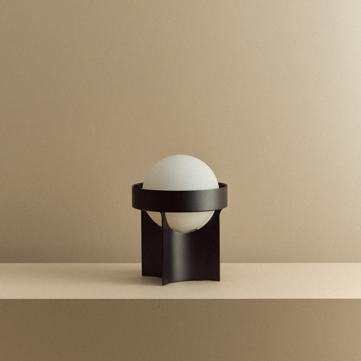 Tala Loop Table Lamp in Dark Grey with Sphere IV