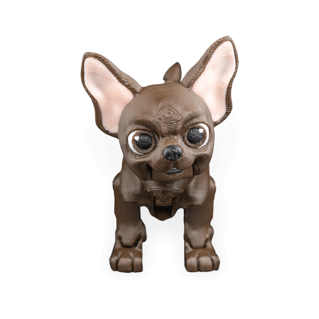 Filamora Studios Lupe Chihuahua 3D Printed Dog Figurine