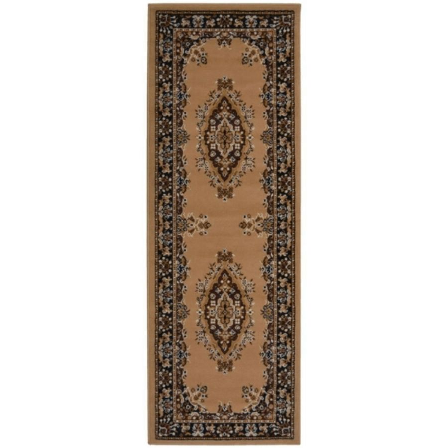Maestro Traditional Brown Rug | 100% polypropylene