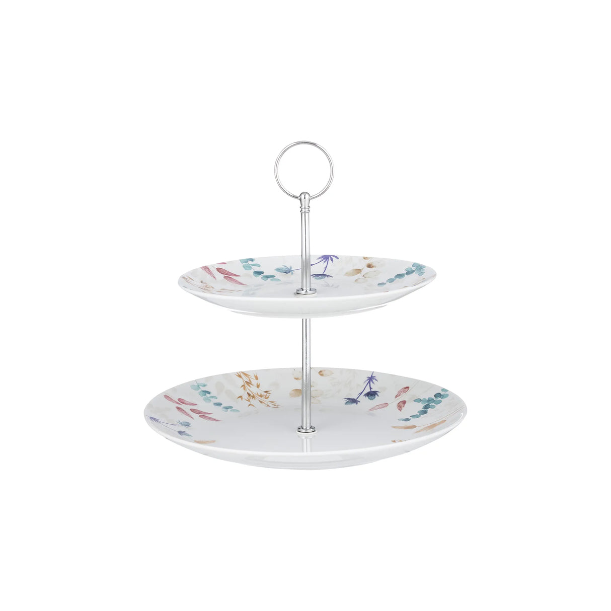 Price & Kensington Meadow Porcelain Two Tier Cake Stand