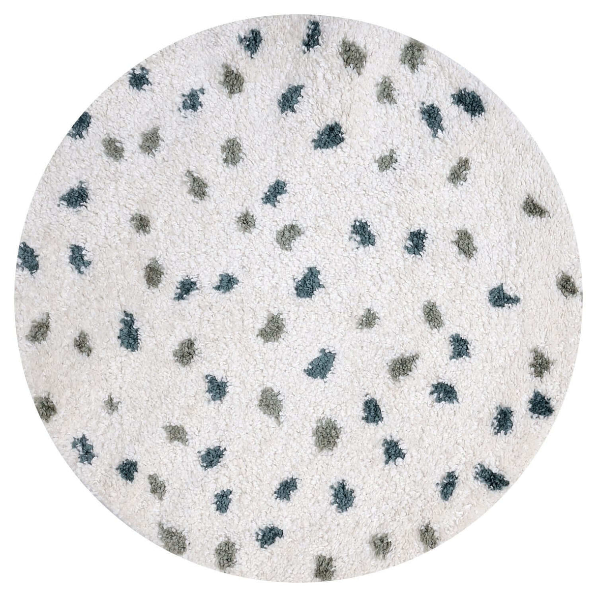 The Rugs Moodi Shaggy Green Drizzle Rug