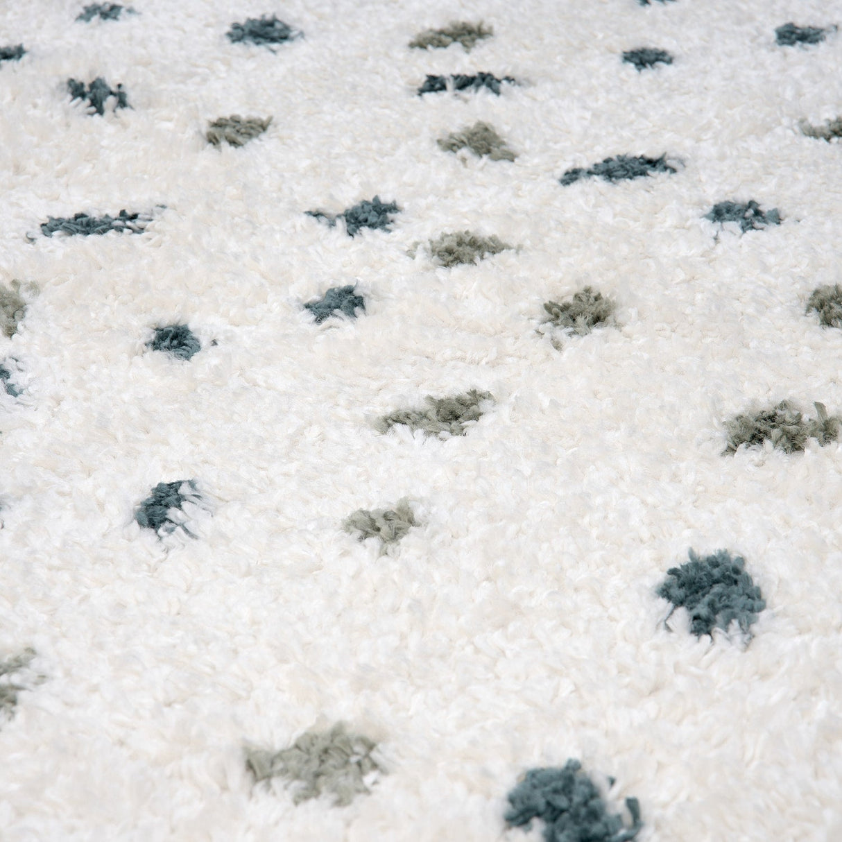 The Rugs Moodi Shaggy Green Drizzle Rug