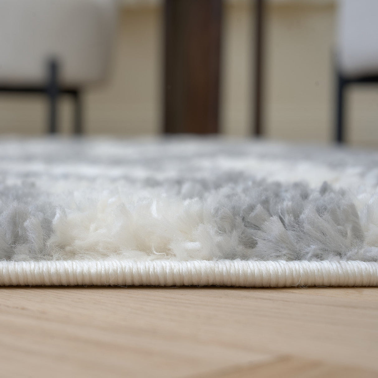The Rugs Moodi Shaggy Grey Echo Rug
