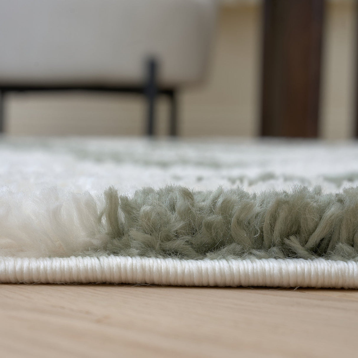 The Rugs Moodi Shaggy Green Erosan Rug