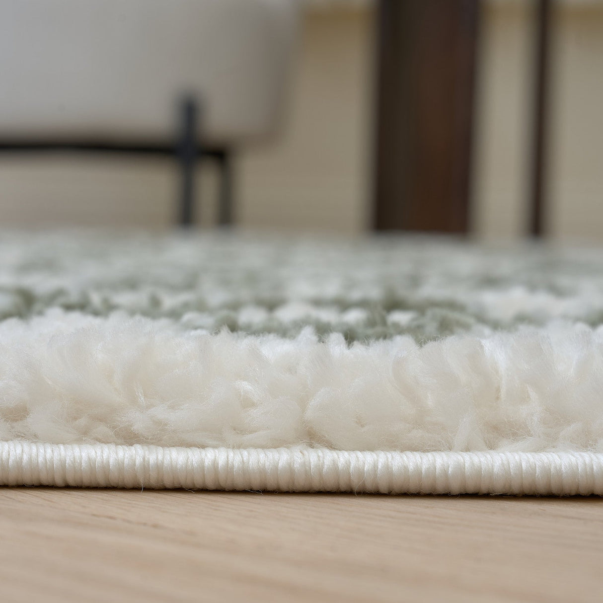 The Rugs Moodi Shaggy Green Lunel Rug