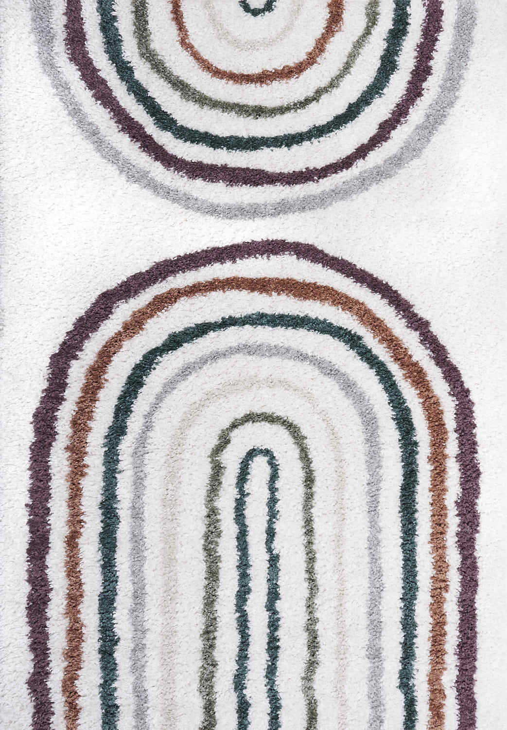 The Rugs Moodi Shaggy Multicolour Raincat Rug