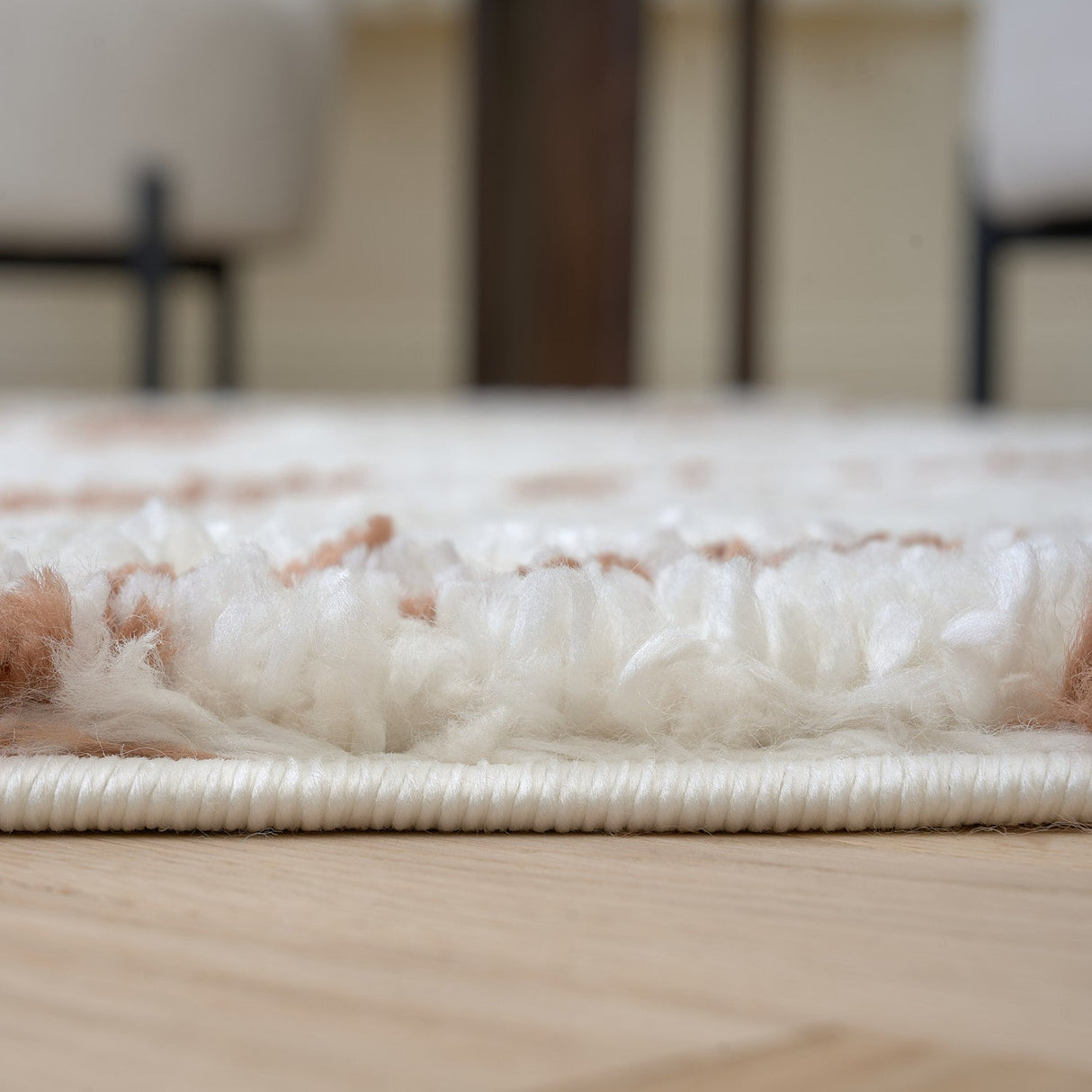 The Rugs Moodi Shaggy Cream Terra Savara Rug