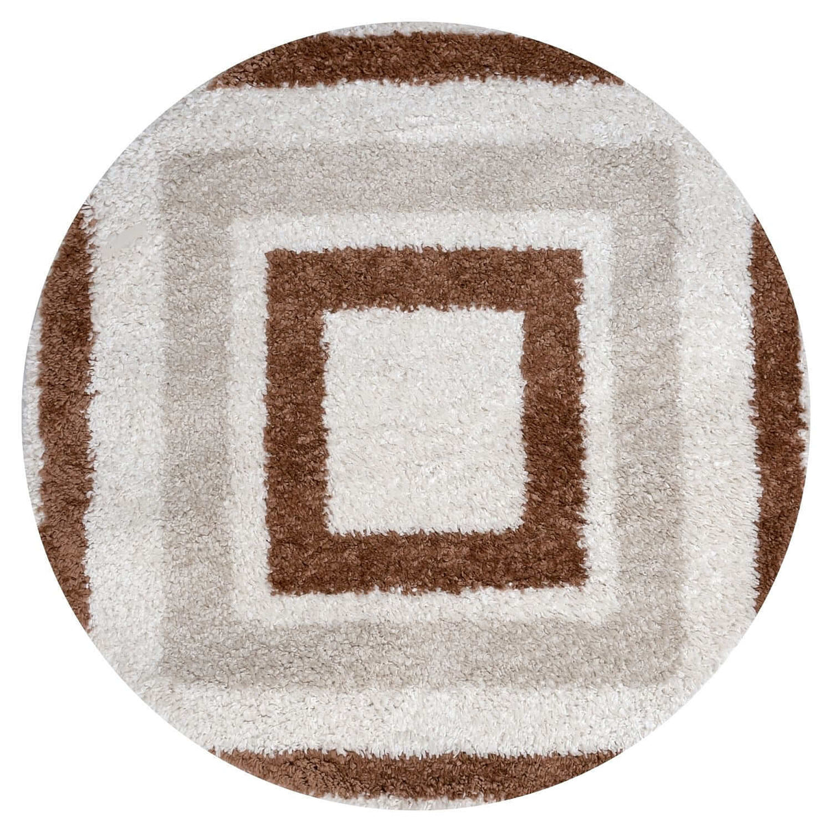 The Rugs Moodi Shaggy Cream Terra Slatefern Rug