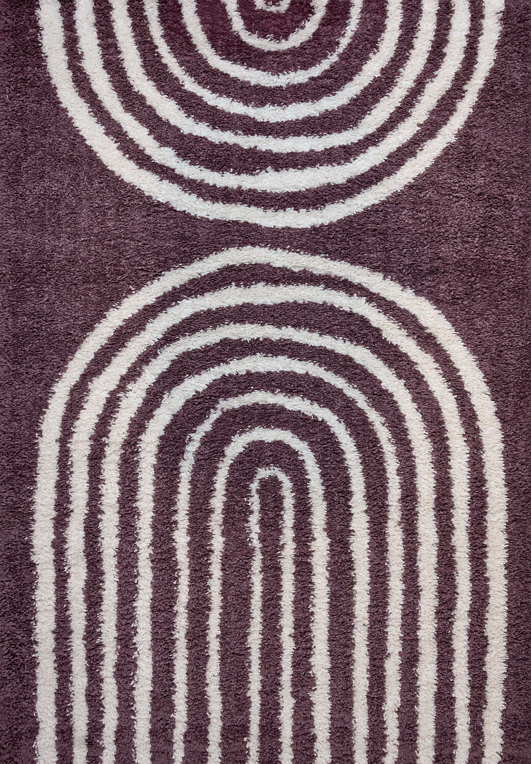 The Rugs Moodi Shaggy Purple Velvetine Rug