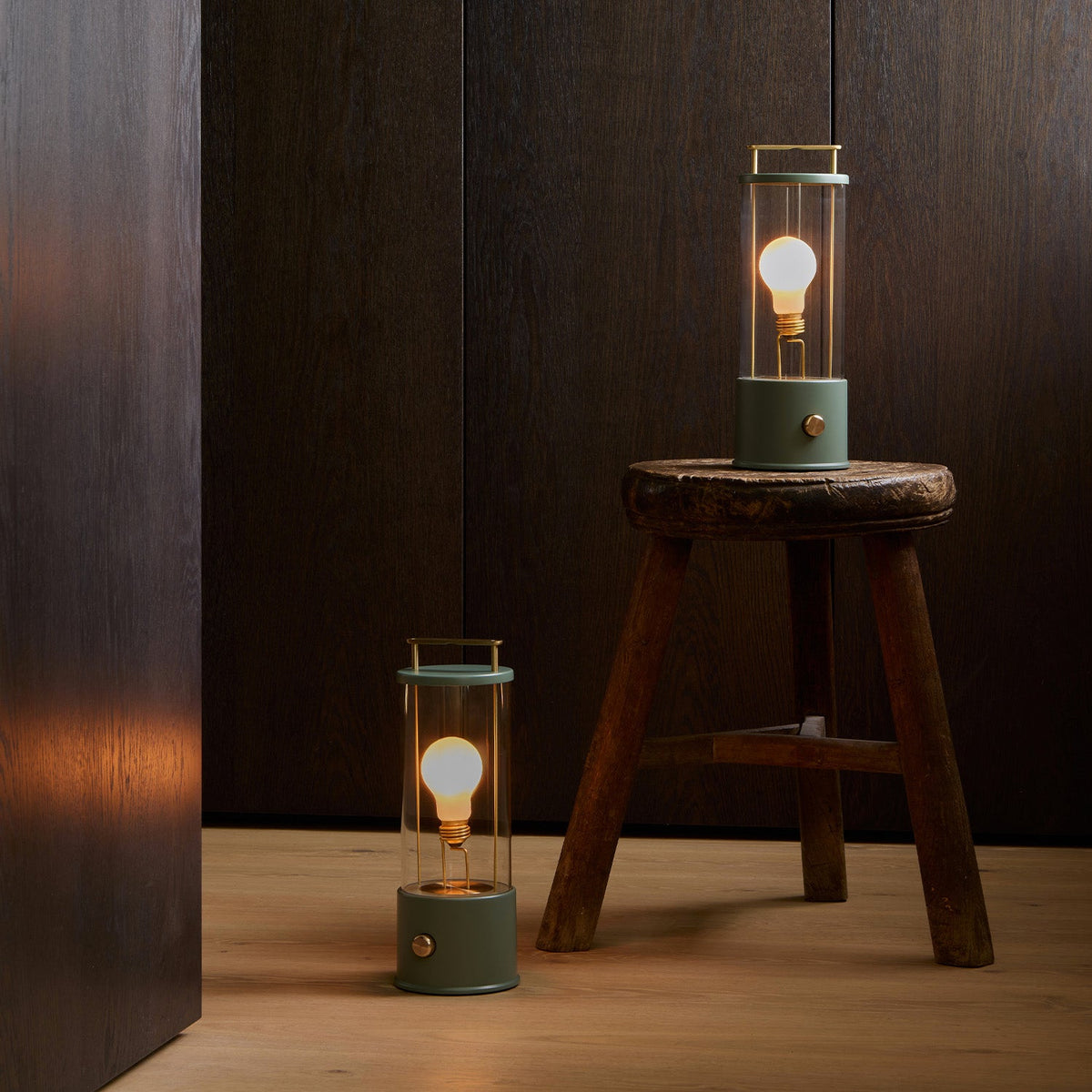 Tala The Muse 1.0 Portable Lamp in Pleasure Garden Green – Set of 2