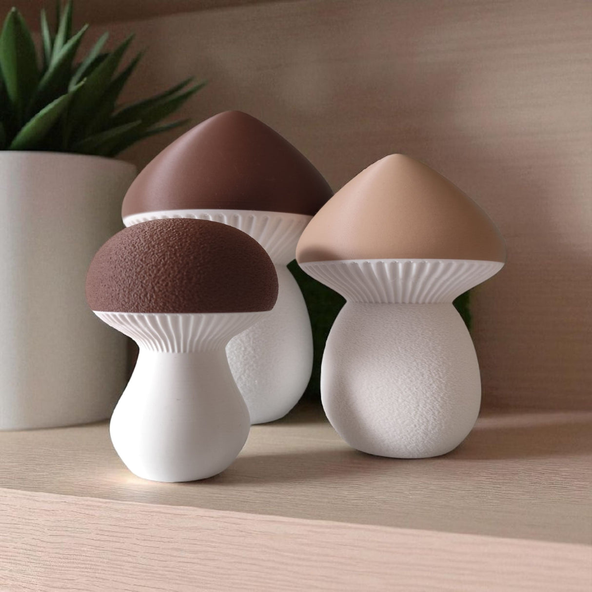 Filamora Studios Mini Mushroom Decor Set