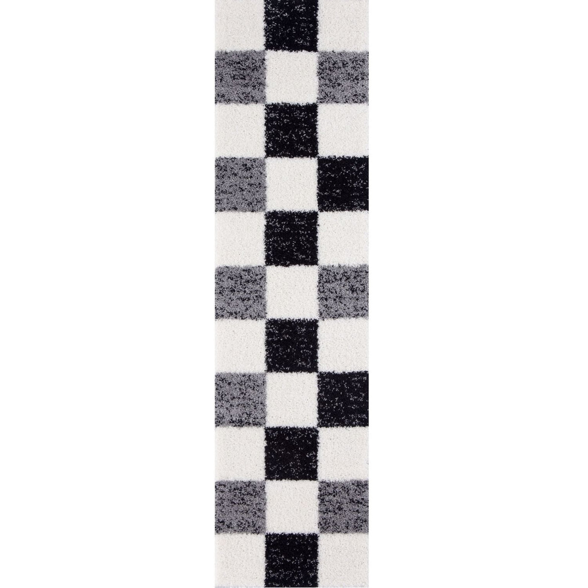 Myshaggy Geometric Grey Rug by The Rugs