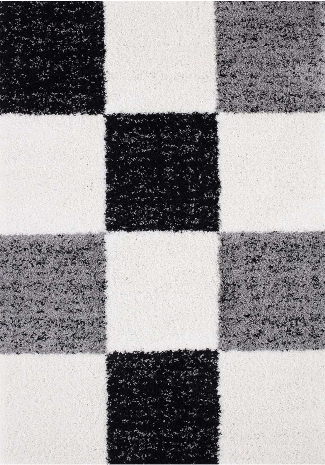 Myshaggy Geometric Grey Rug by The Rugs