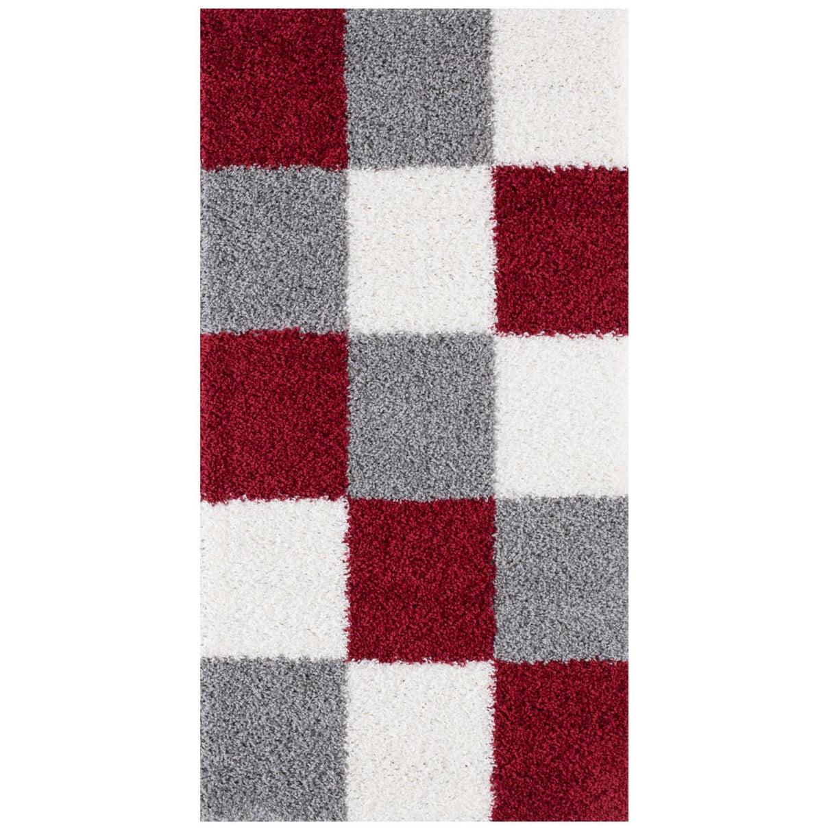 The Rugs Myshaggy Geometric Red Rug - 100% polypropylene