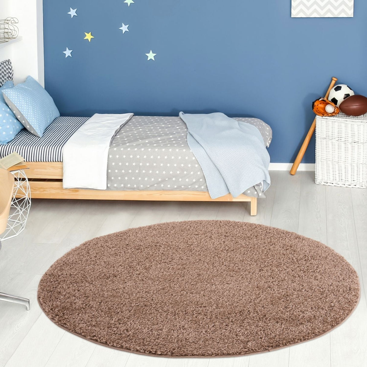 The Rugs Myshaggy Solid Beige Rug