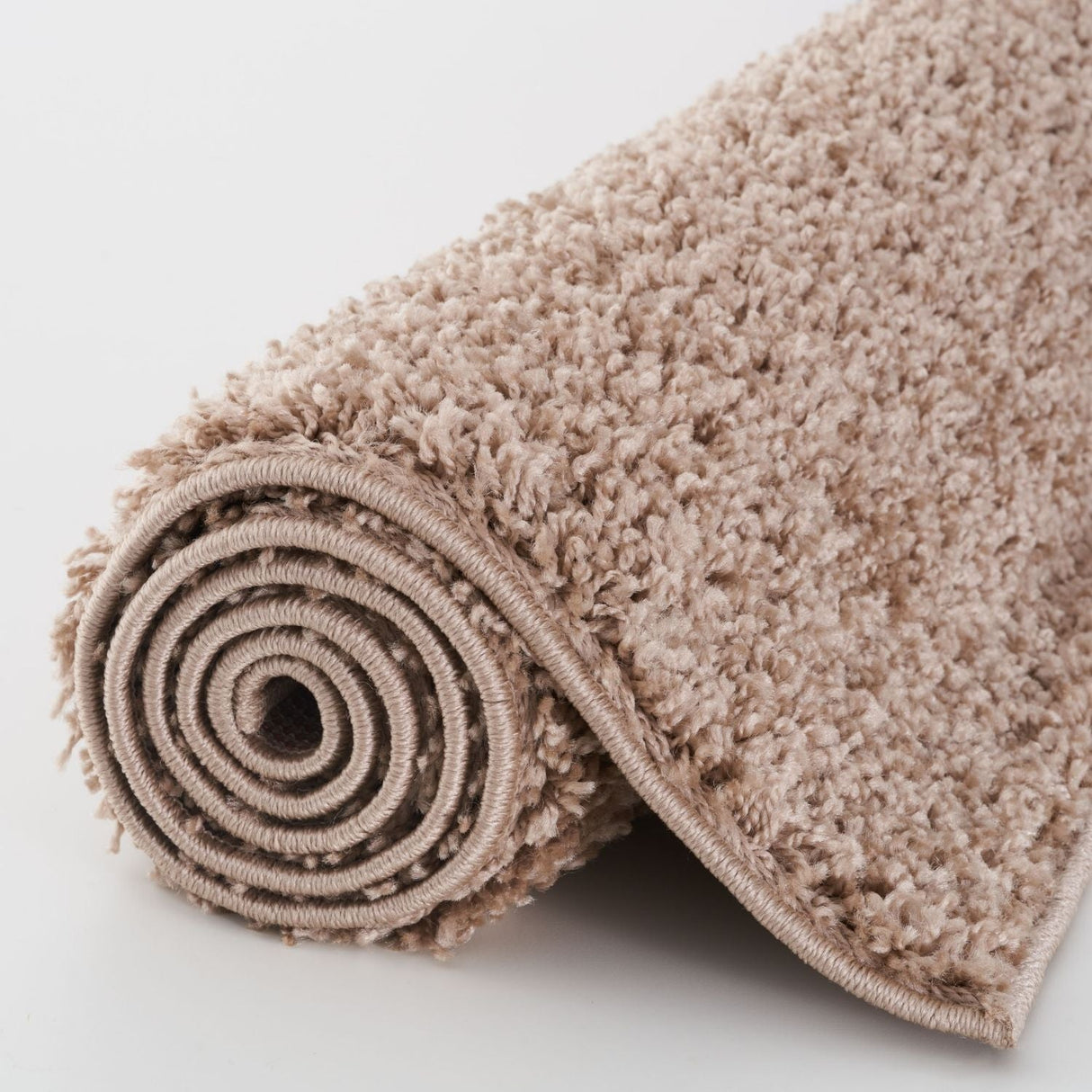 The Rugs Myshaggy Solid Beige Rug