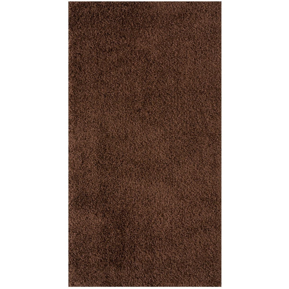 The Rugs Myshaggy Solid Brown Rug