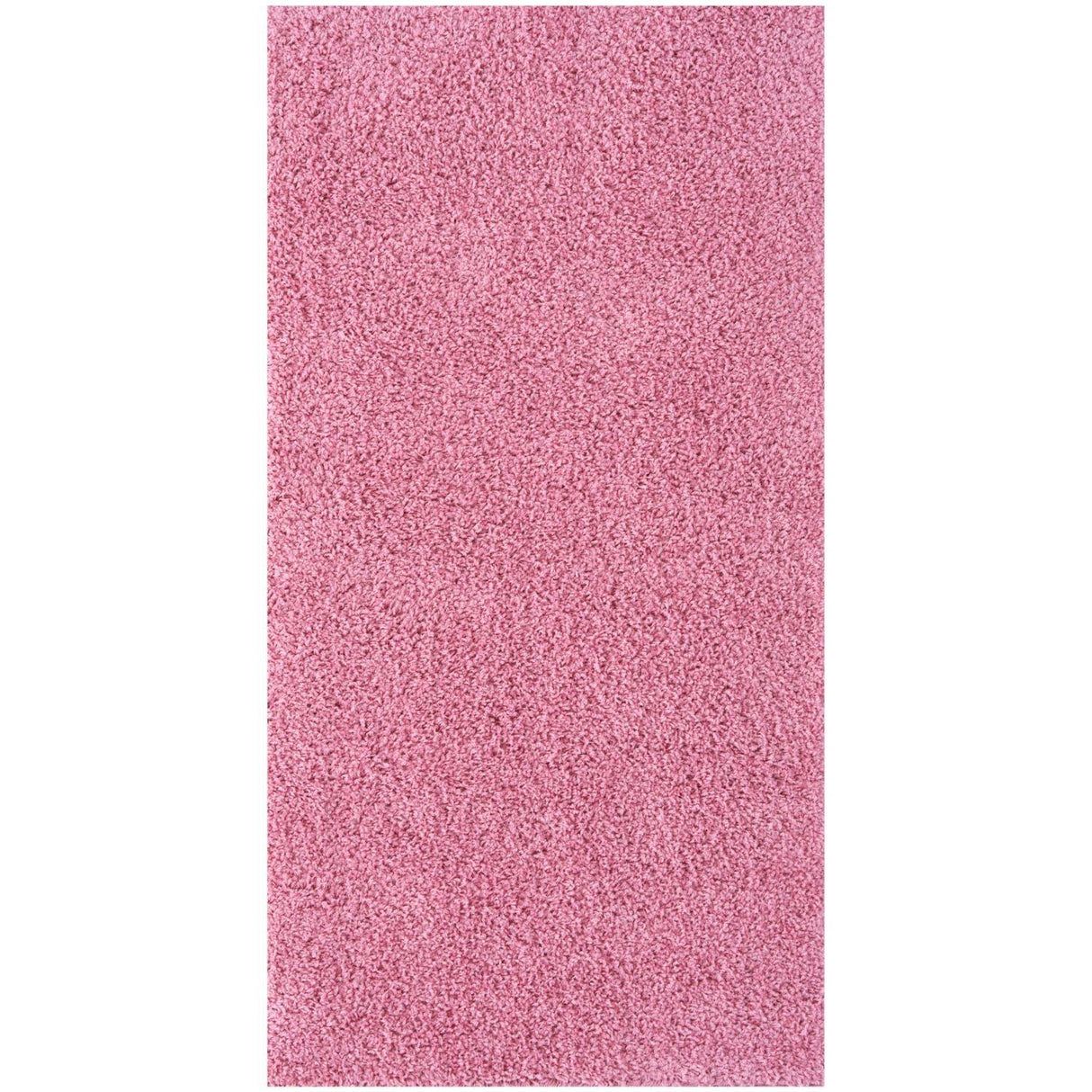 Myshaggy Solid Pink Rug by The Rugs