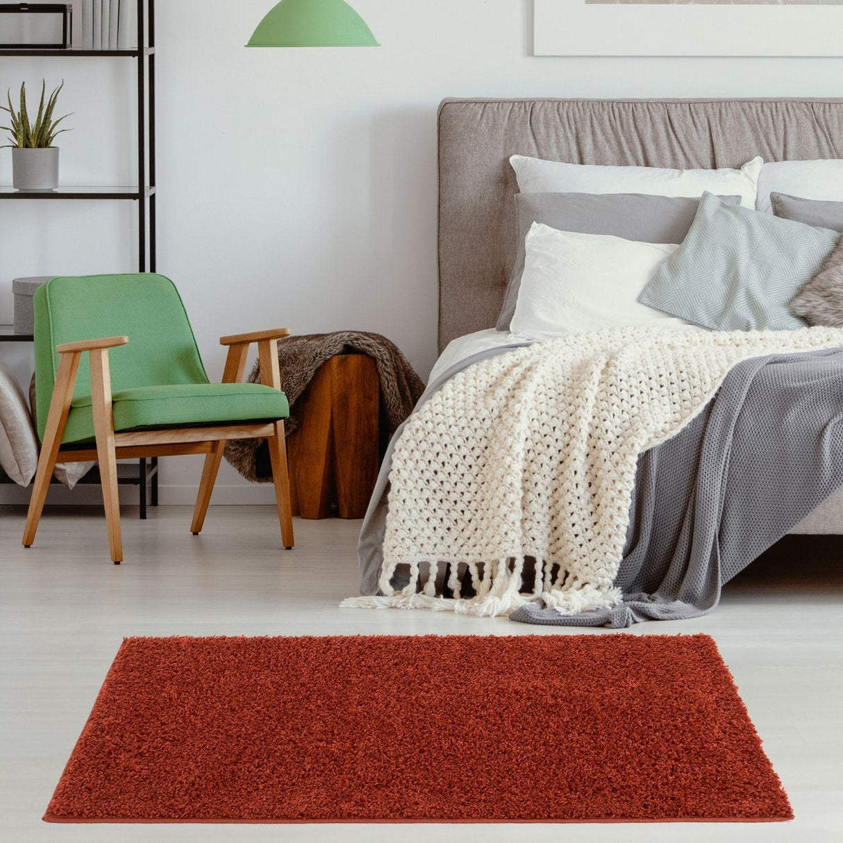 Myshaggy Solid Terra Rug by The Rugs