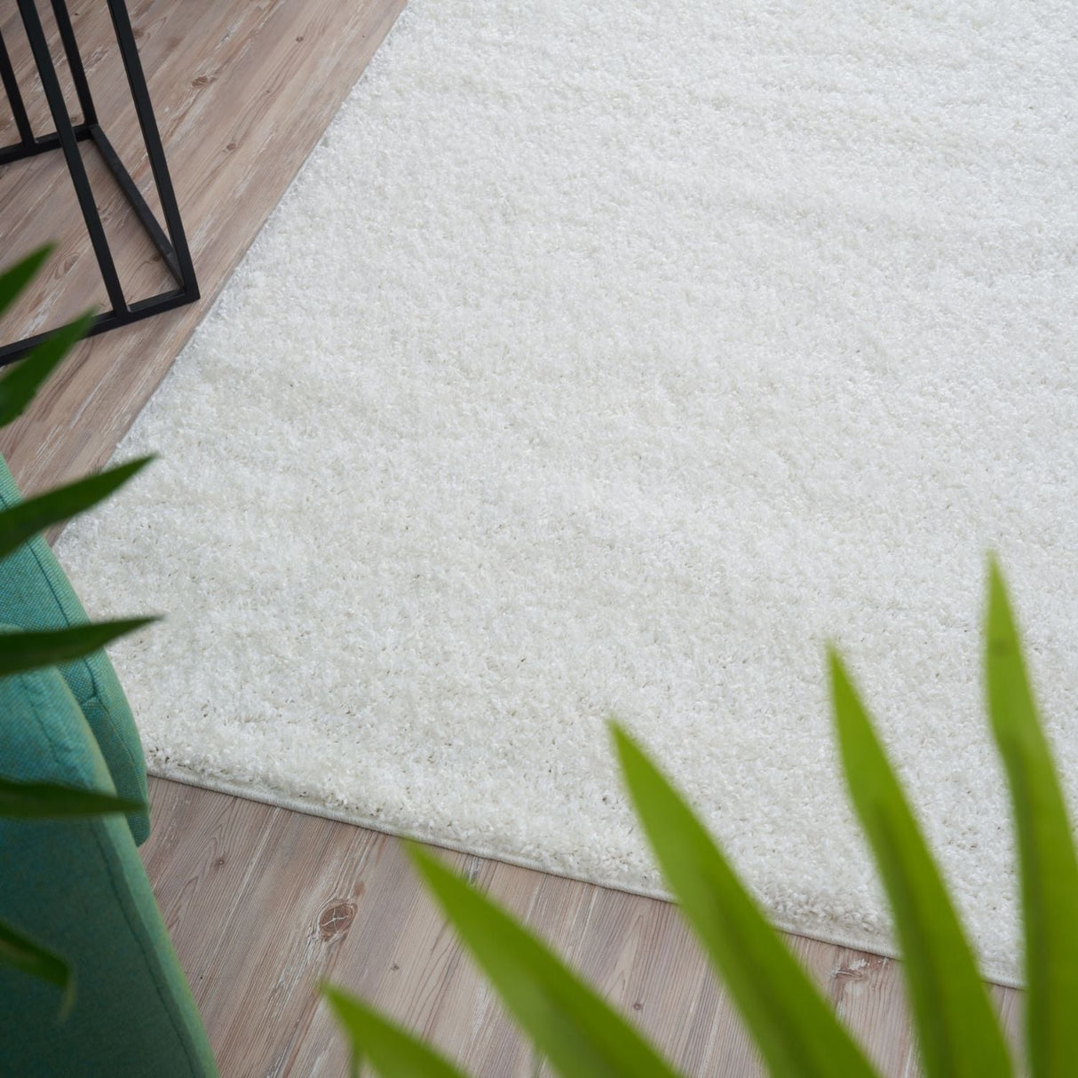 Myshaggy Solid White Rug | The Rugs
