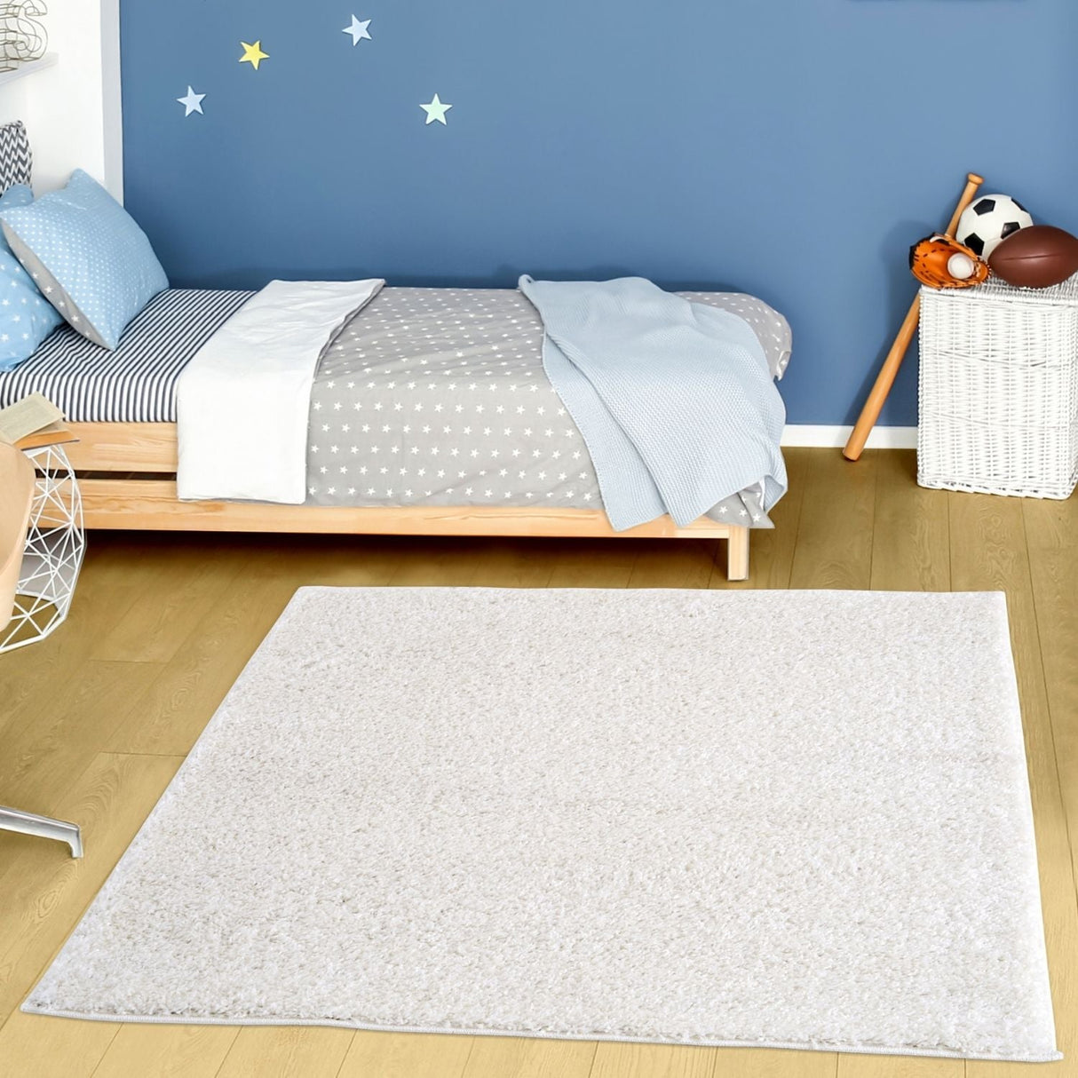 Myshaggy Solid White Rug | The Rugs