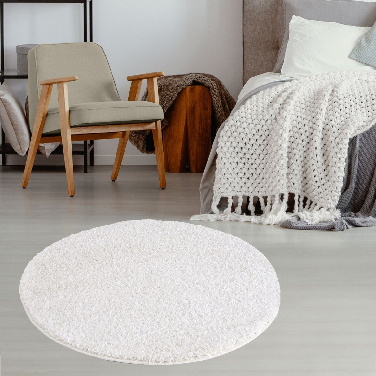 Myshaggy Solid White Rug | The Rugs