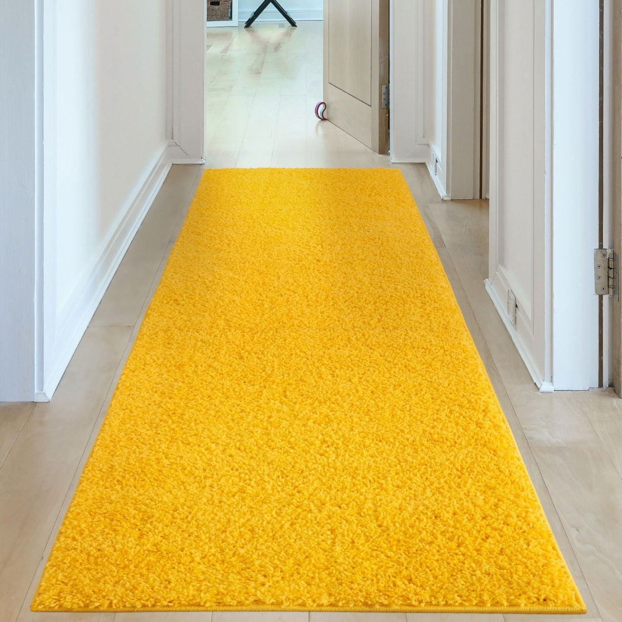 The Rugs - Myshaggy Solid Yellow Rug