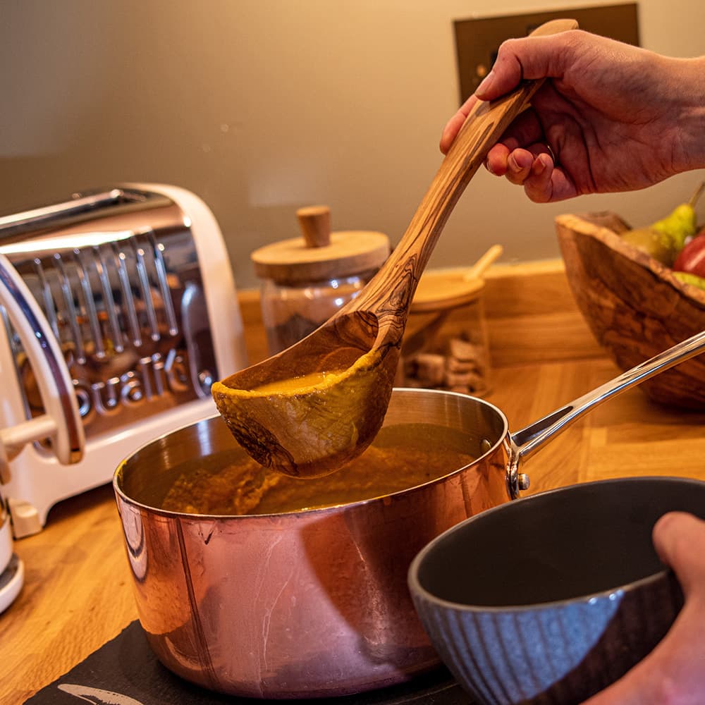 Handcrafted Olive Wood Ladle