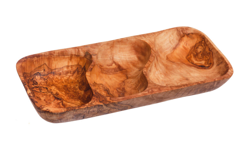 Selbrae House Olive Wood Antipasti Serving Bowl
