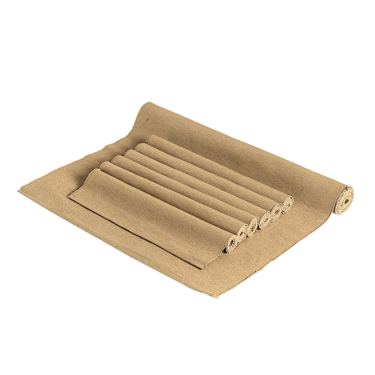 Rinkit Ribbed Cotton Placemats with Table Runner