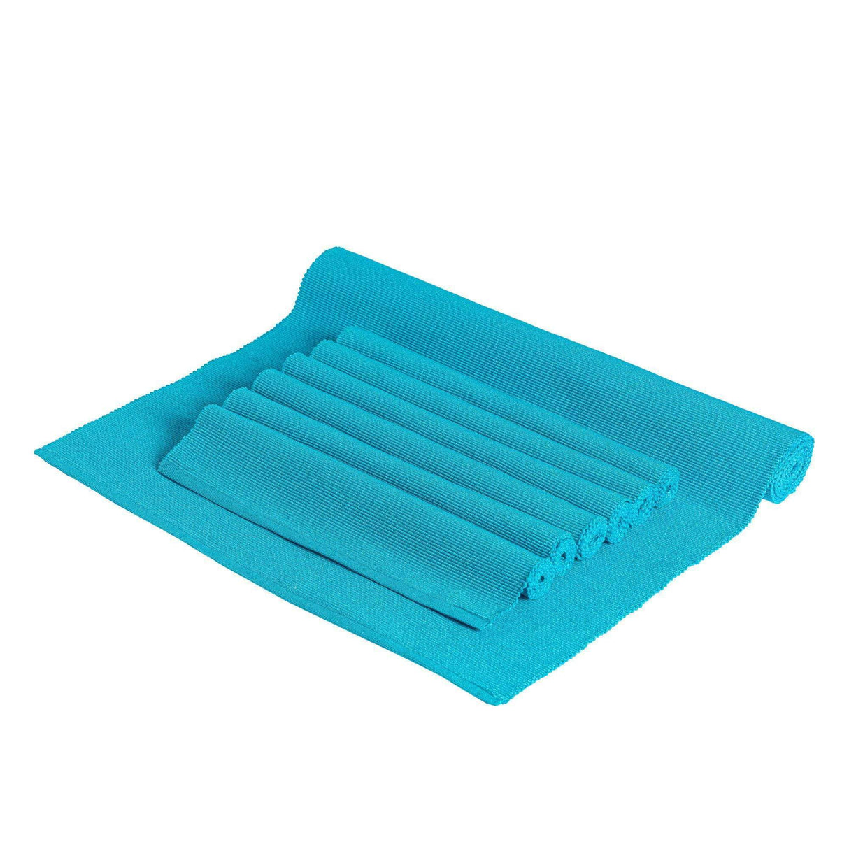Rinkit Ribbed Cotton Placemats with Table Runner
