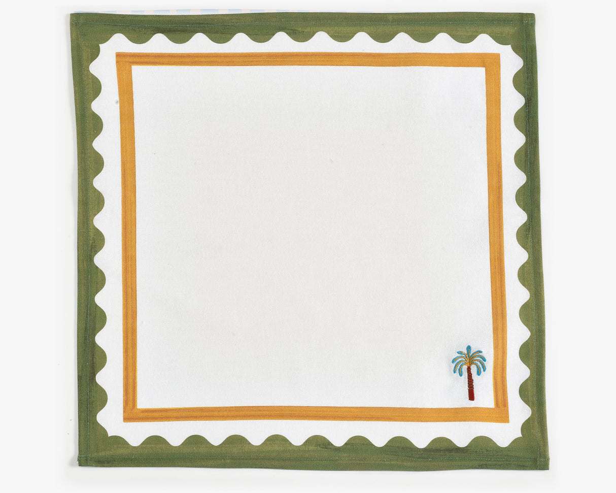 Eleanor Bowmer Set of 4 Icon Napkins, 100% cotton