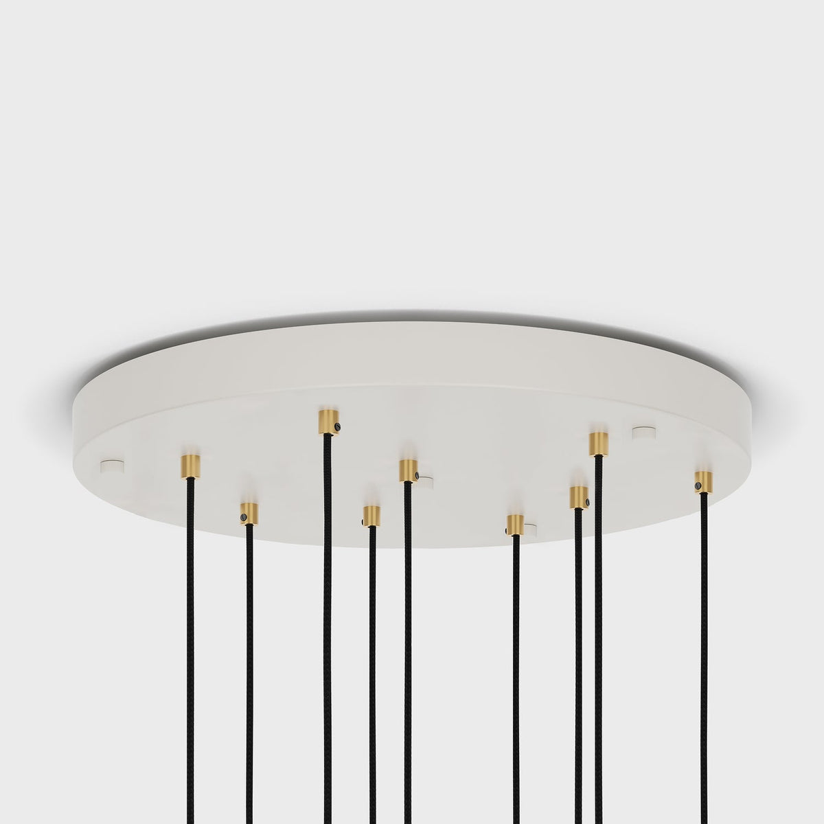 Tala Nine Pendant in Brass + Voronoi II