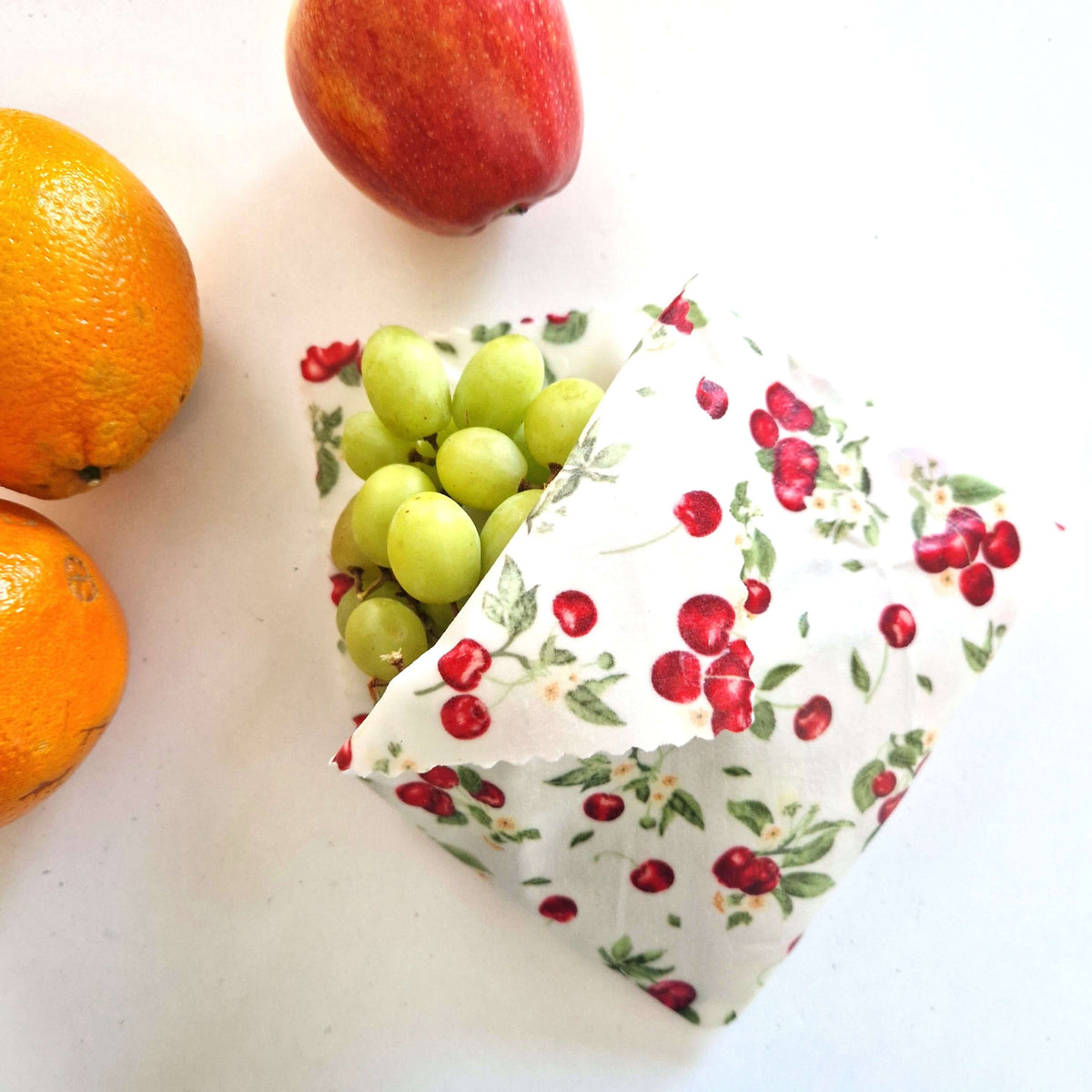 Honey Bee Good Bees & Cherries Beeswax Wraps - Set of 3