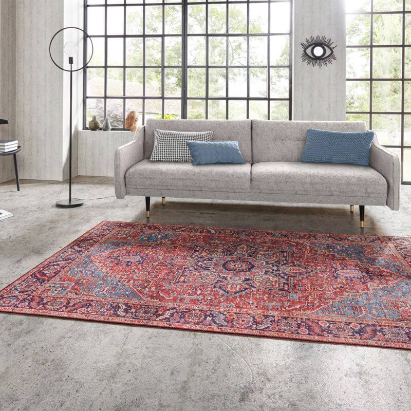 Oriental Amata Rug Red Colour by The Rugs