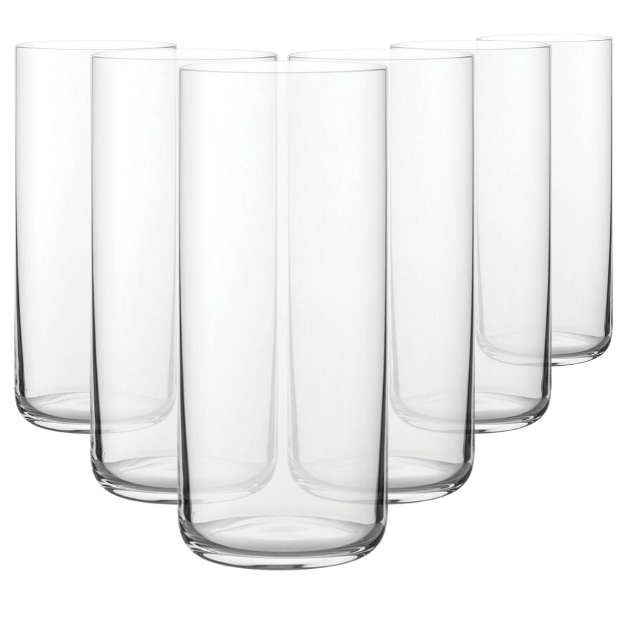 Glassware UK Finesse Long Drink Glasses 350ml - Set of 6