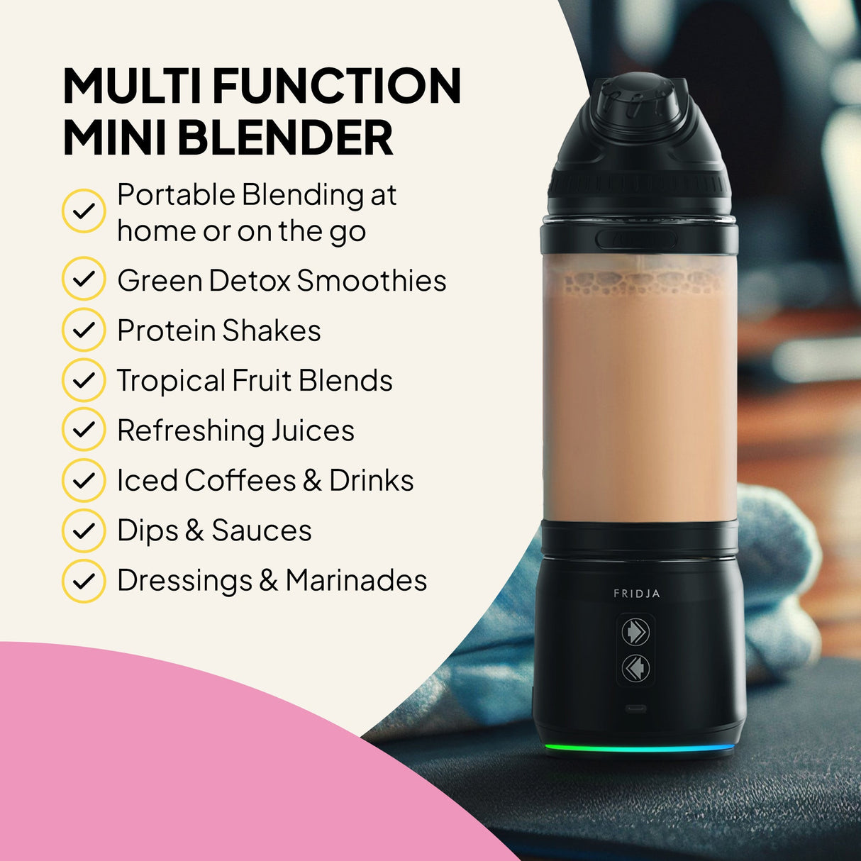 Fridja F500 Portable Blender, 700ml
