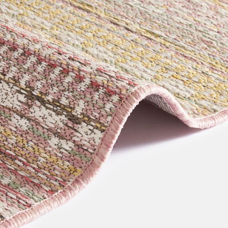Indoor Outdoor Rug Pine Boho Stripe Design by The Rugs